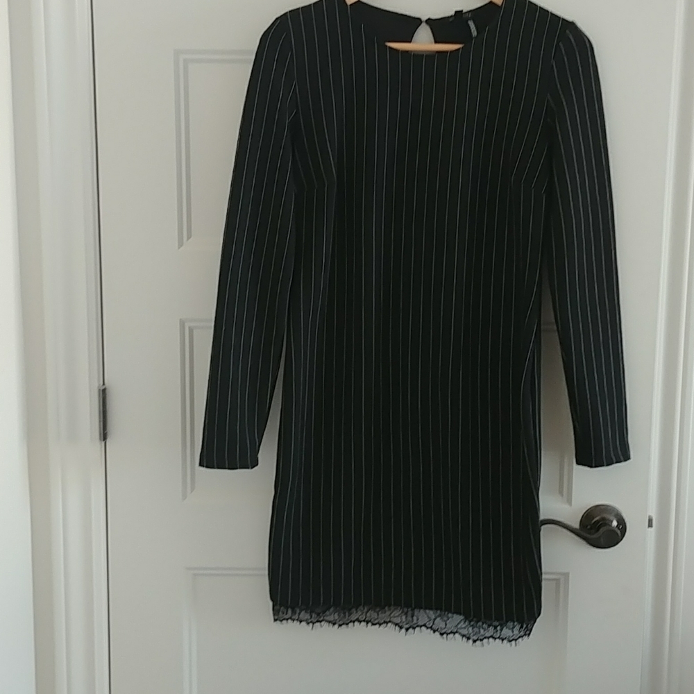 Free add-on Dynamite dress open back lace details